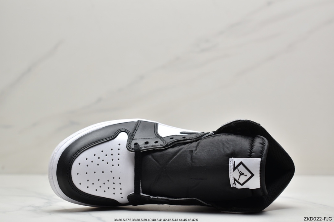 Air Jordan 1 Mid ”Diamond Shorts” Shoes Color Matching From Black And White DH6933-100