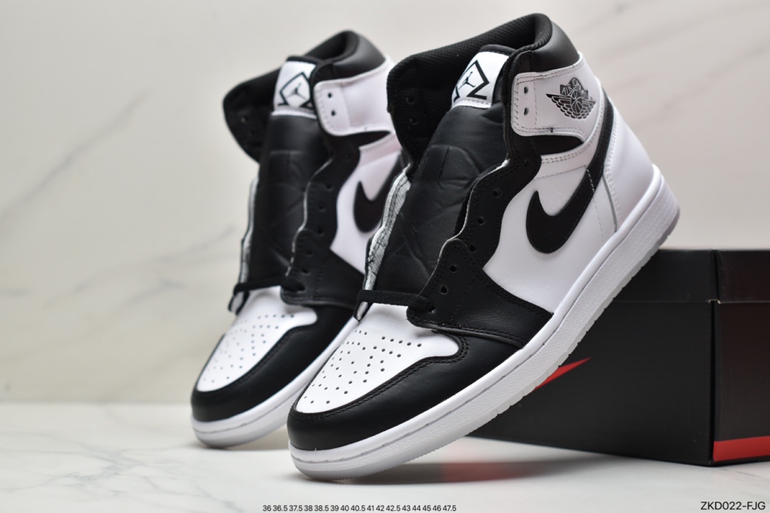 Air Jordan 1 Mid ”Diamond Shorts” Shoes Color Matching From Black And White DH6933-100