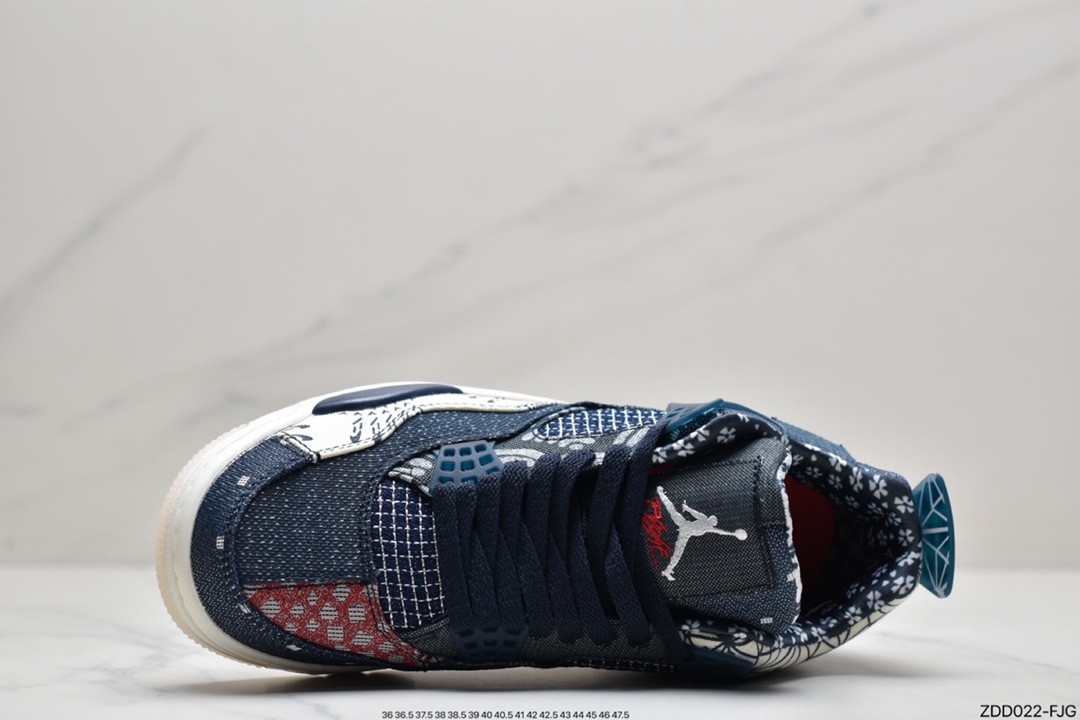 Air Jordan AJ4 Embroidered Denim Blue Original Box w/Original CW0898-400-Top High Quatity Cheap Sneakers Fashion Clothing Clothes Bags handbags Shoes of all Brand wholesale With The best Quality And Beautiful Price from China Factory Chinese suppliers wholesaler seller Air Jordan AJ4 Embroidered Denim Blue Original Box w/Original CW0898-400