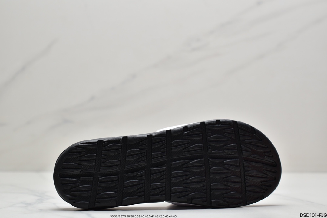 2018 Summer New NBA x Nike Benassi SolarSoft Slide 2 Sports Beach Slippers ”NBA Black and White” 840067-601