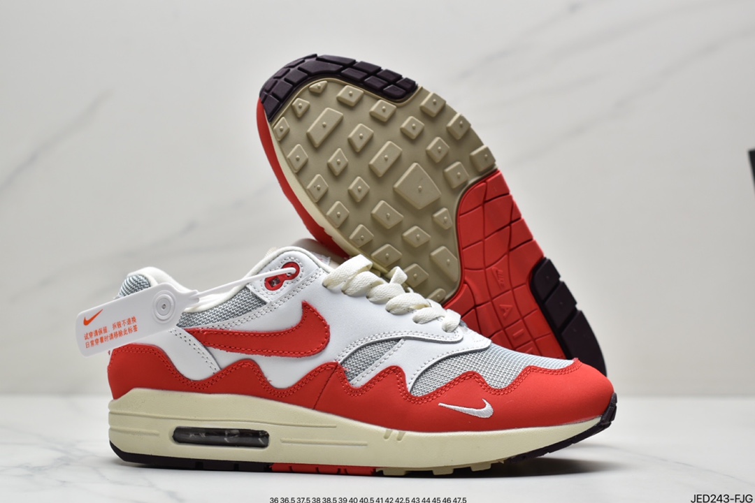 Nike Air Max 1”Noise Aqua” original retro air cushion all-match casual sports jogging shoes DH1348/DQ8656