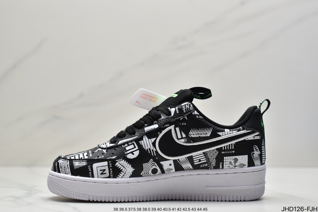 Nike Air Force 1 LV8 ”Tokyo” City Limited Air Force One Middle Cushioning Sports Casual Shoes CZ5927-001