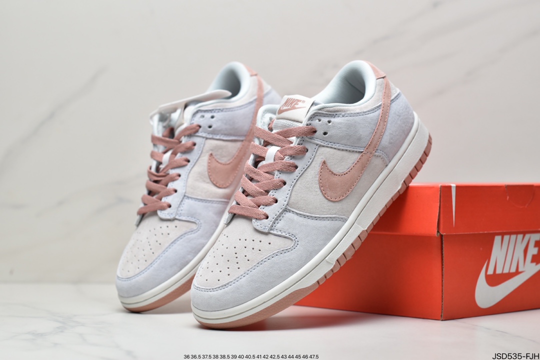 Dunk Low ”Fossil Rose” SB Low Top Fossil Rose Grey Blue Pink Retro Casual Sneakers DH7577-001