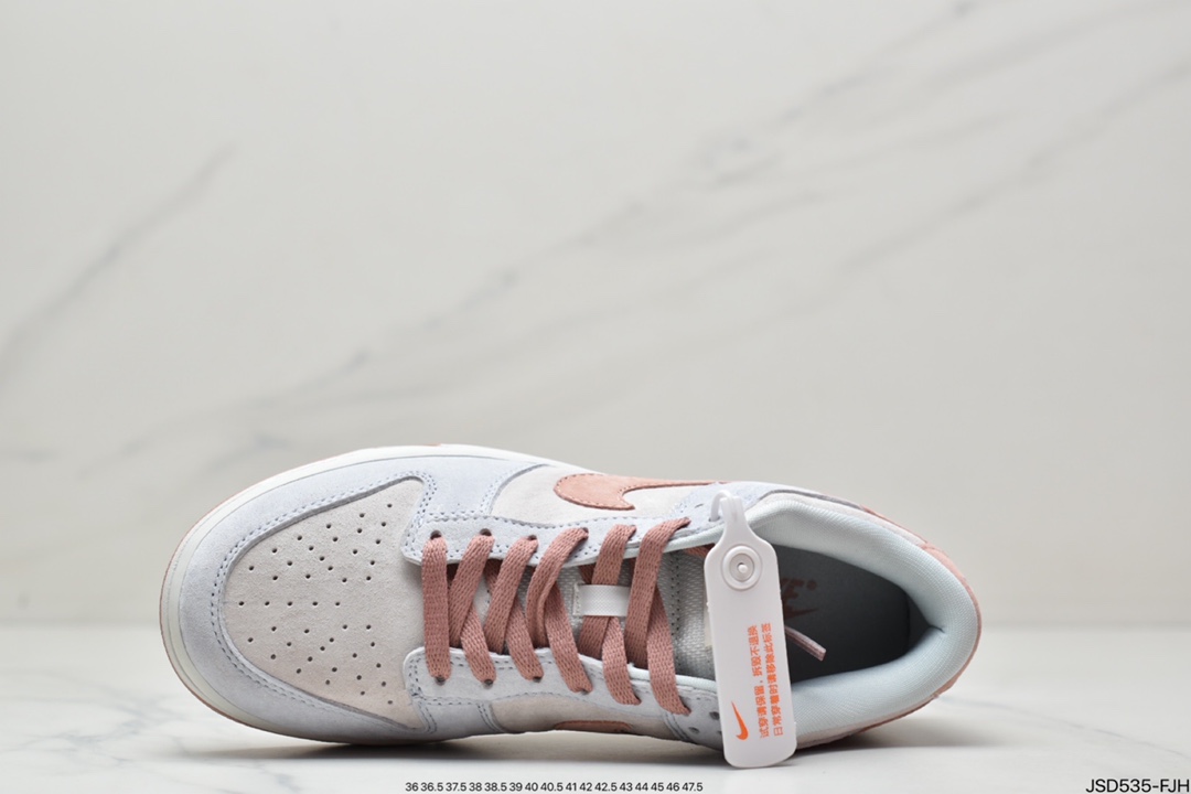 Dunk Low ”Fossil Rose” SB Low Top Fossil Rose Grey Blue Pink Retro Casual Sneakers DH7577-001