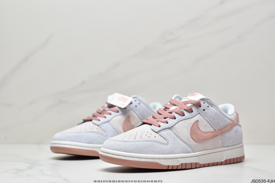 Dunk Low ”Fossil Rose” SB Low Top Fossil Rose Grey Blue Pink Retro Casual Sneakers DH7577-001