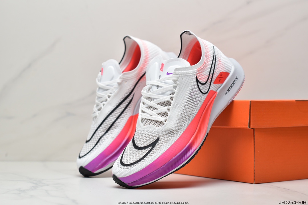 Nike ZoomX Streakfly Proto Running 5K/10K Sprint Marathon Lace Up Series Lightweight Casual Sports Jogging Shoes DJ6566-100