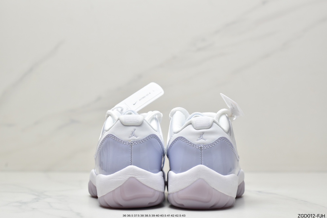 Nike Air Jordan 11 Retro Low ”Pure Violet” AJ11 generation Michael Jordan low-top sports culture basketball shoes AH7860-101