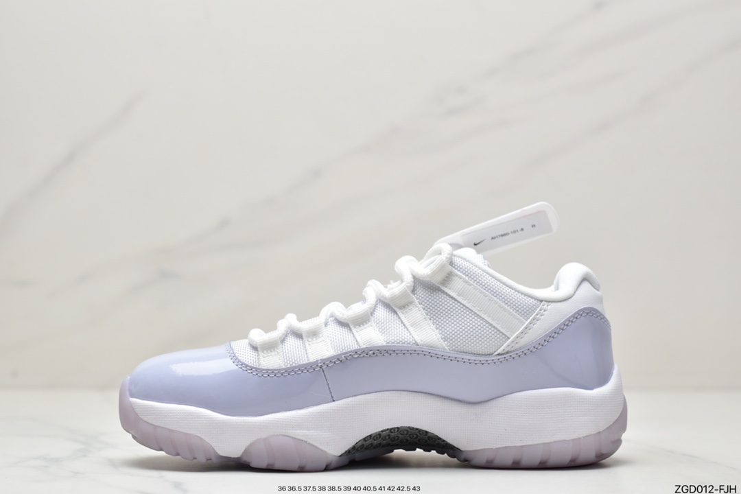 Nike Air Jordan 11 Retro Low ”Pure Violet” AJ11 generation Michael Jordan low-top sports culture basketball shoes AH7860-101