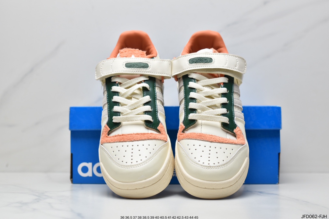 Adidas Clover Originals Forum 84 Low Rome series Velcro low-top retro lace-up all-match casual sports sneakers