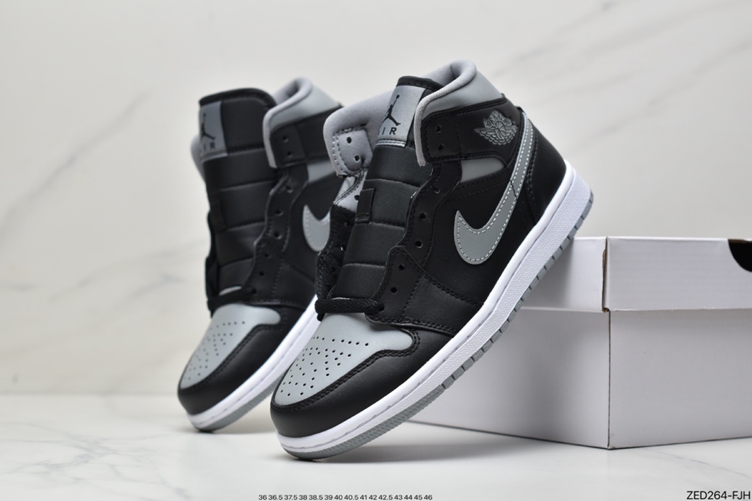 Air Jordan 1 Mid AJ1 Basketball Shoes BQ6472-161