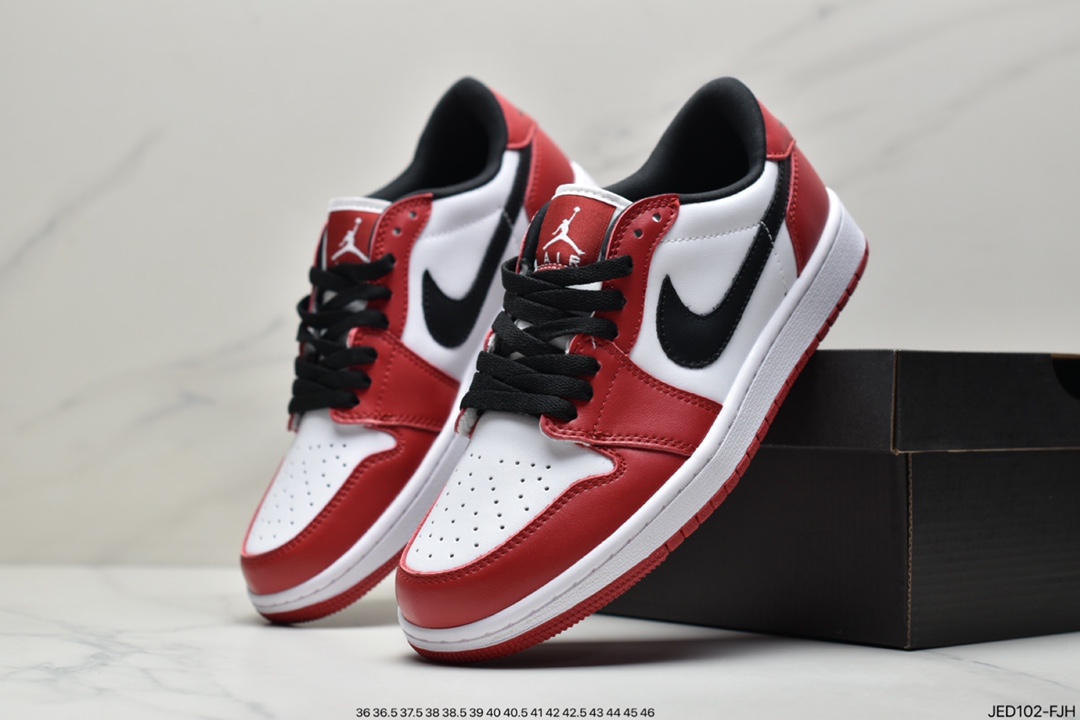 Air Jordan 1 Low AJ1 Joe 1 Low Top Casual Shoes Synchronized Official Color Matching 553558-128