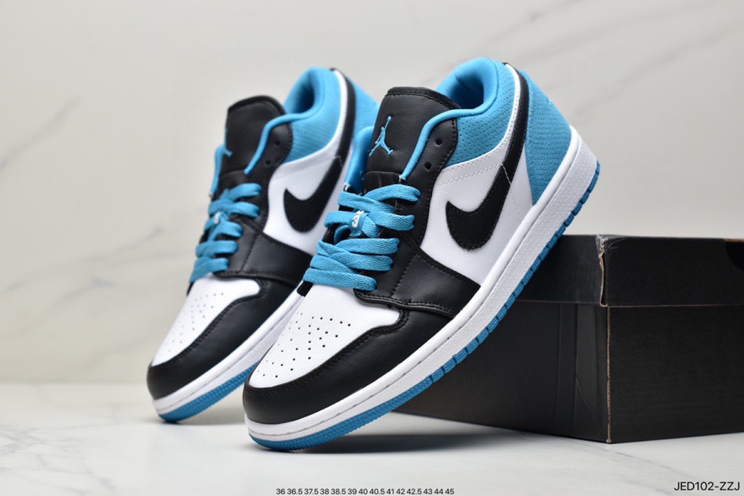 Air Jordan 1 Low AJ1 Joe 1 Low Top Casual Shoes Synchronized Official Color Matching 553558-128