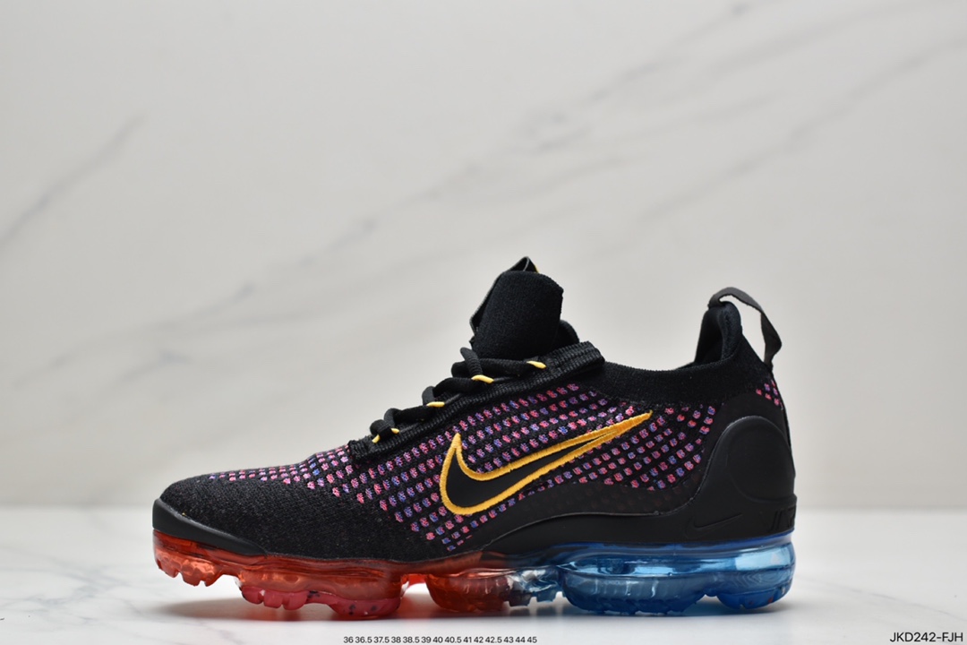 Off-White x Nike Air Vapormax Flyknit 2.0”Black/White”Second Generation Full Palm Air Pad Fly DO5852