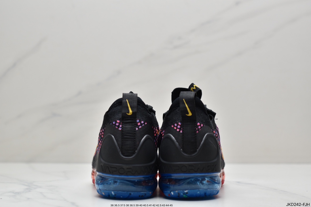 Off-White x Nike Air Vapormax Flyknit 2.0”Black/White”Second Generation Full Palm Air Pad Fly DO5852
