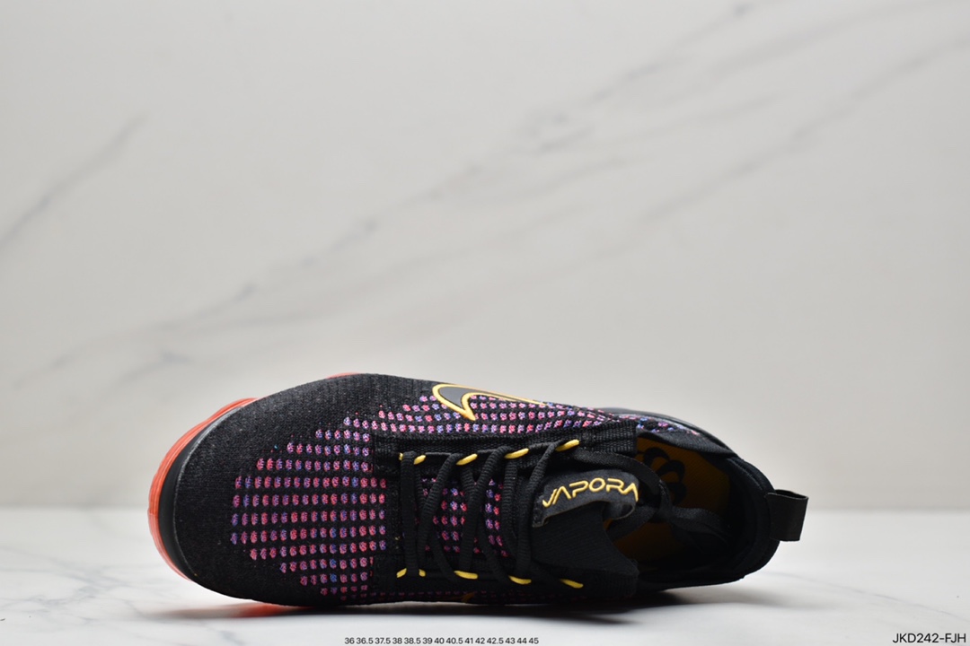 Off-White x Nike Air Vapormax Flyknit 2.0”Black/White”Second Generation Full Palm Air Pad Fly DO5852