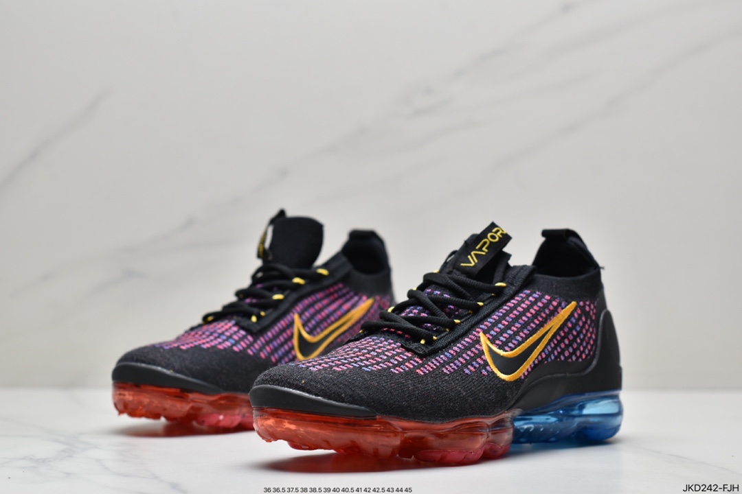 Off-White x Nike Air Vapormax Flyknit 2.0”Black/White”Second Generation Full Palm Air Pad Fly DO5852