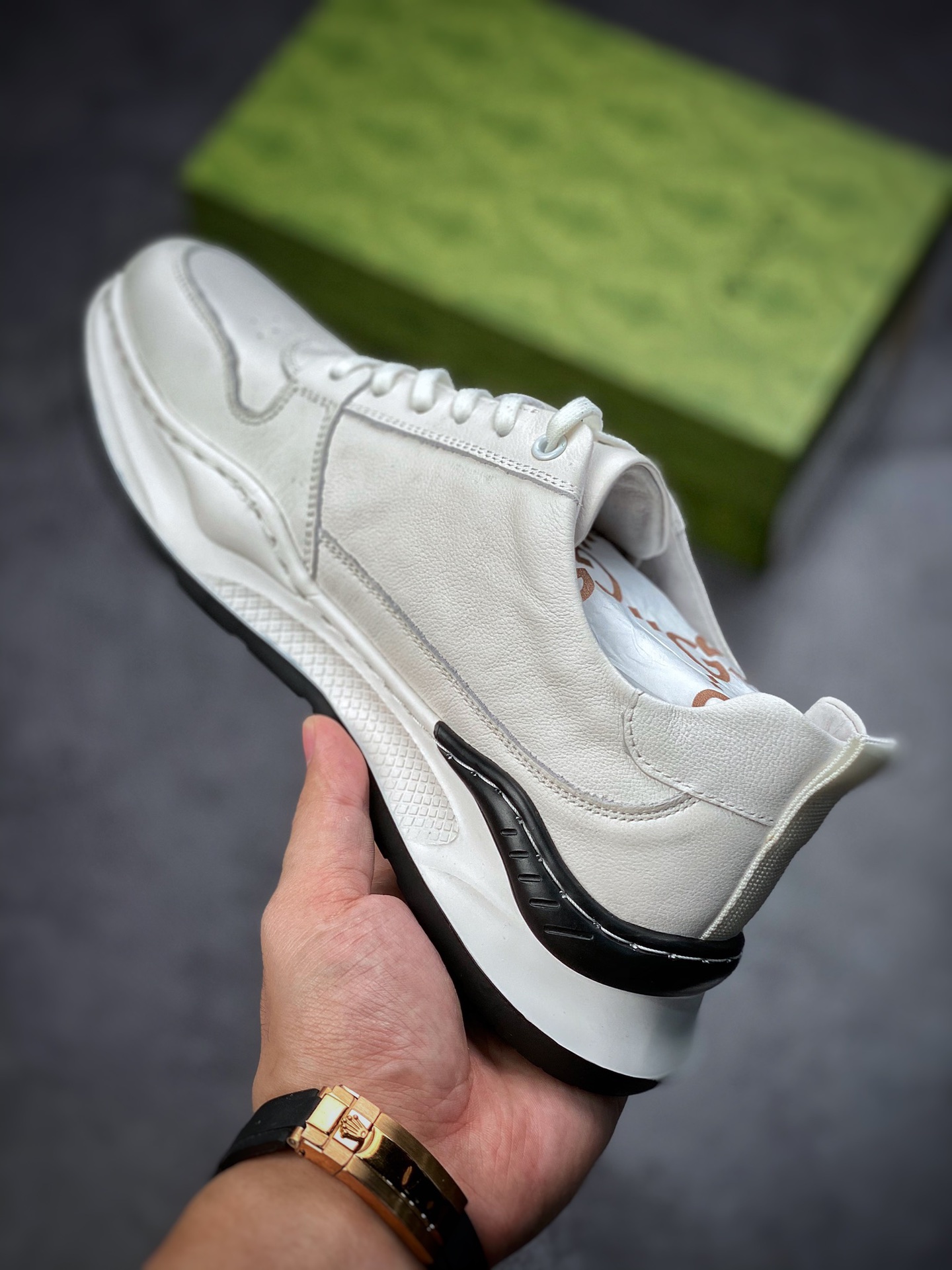 New Gucci Distressed Screener sneaker