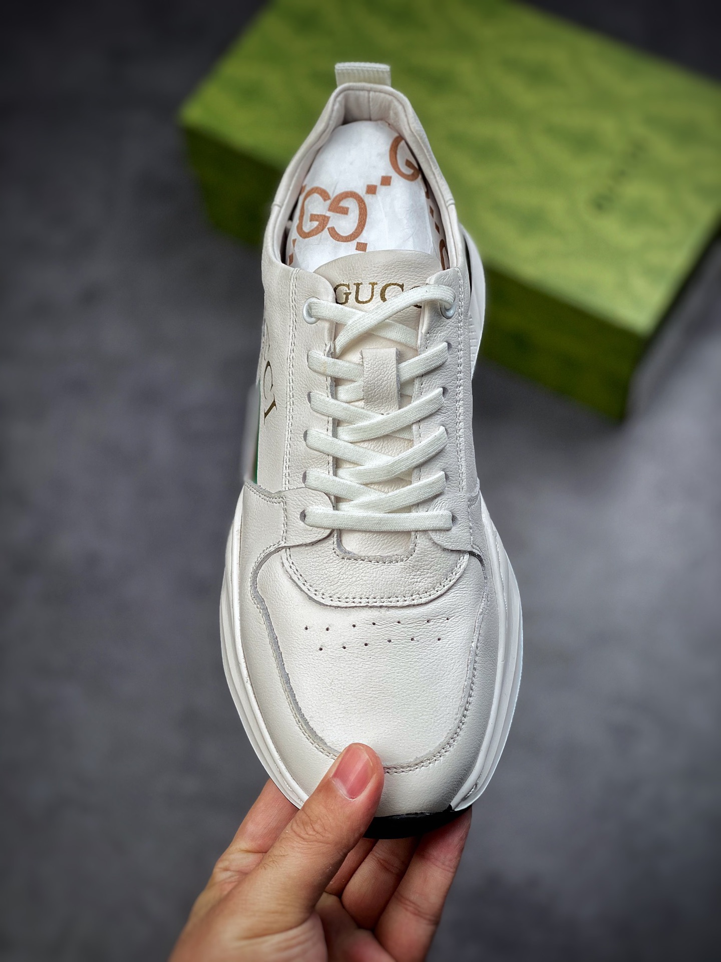 New Gucci Distressed Screener sneaker