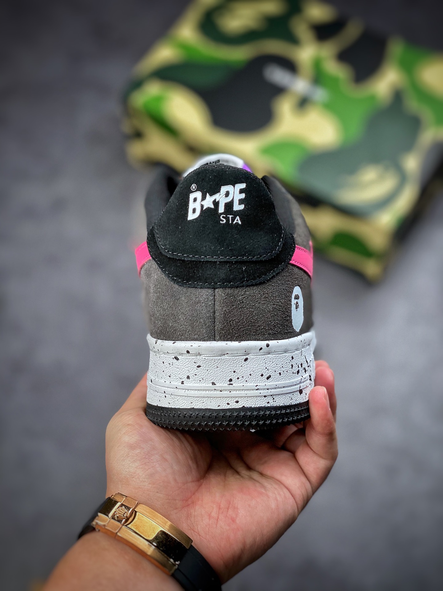 Human Made Bape Sta Sk8 To Nigo Trend Godfather Nigo Ape Head