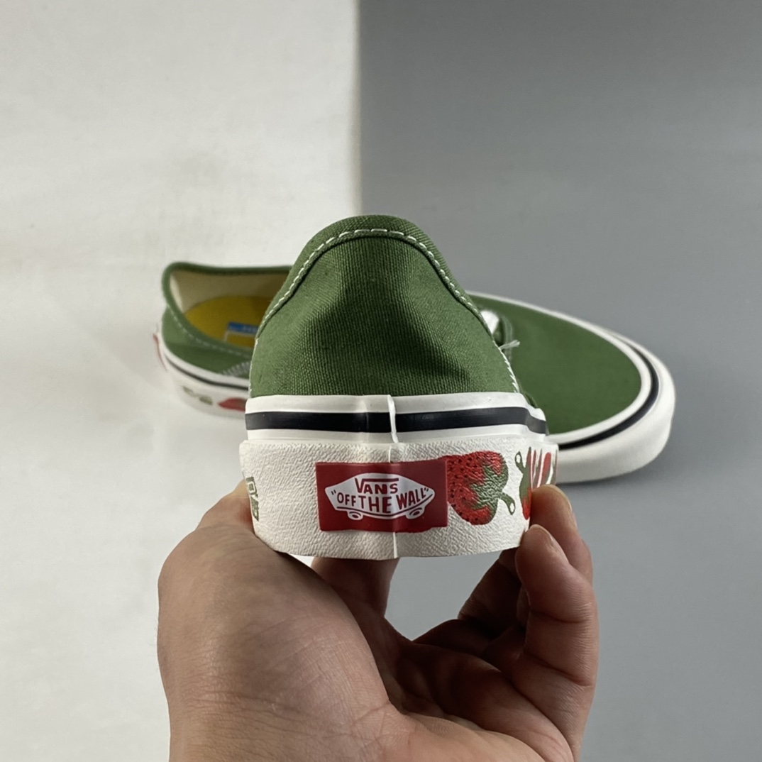 Vans Authentic Sf Vans Official Strawberry Green Low Casual Board Shoes VN0A3WU6VL9