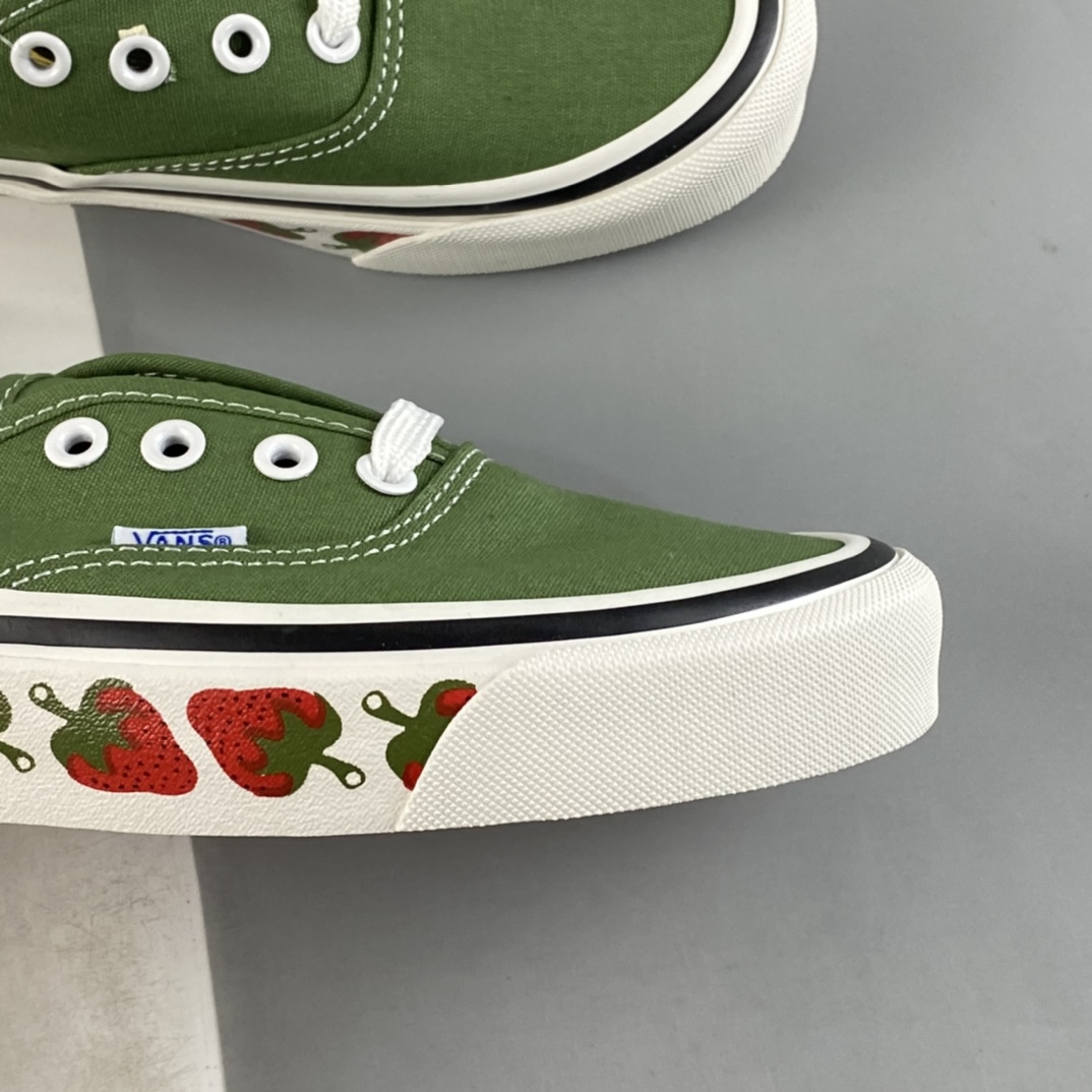 Vans Authentic Sf Vans Official Strawberry Green Low Casual Board Shoes VN0A3WU6VL9