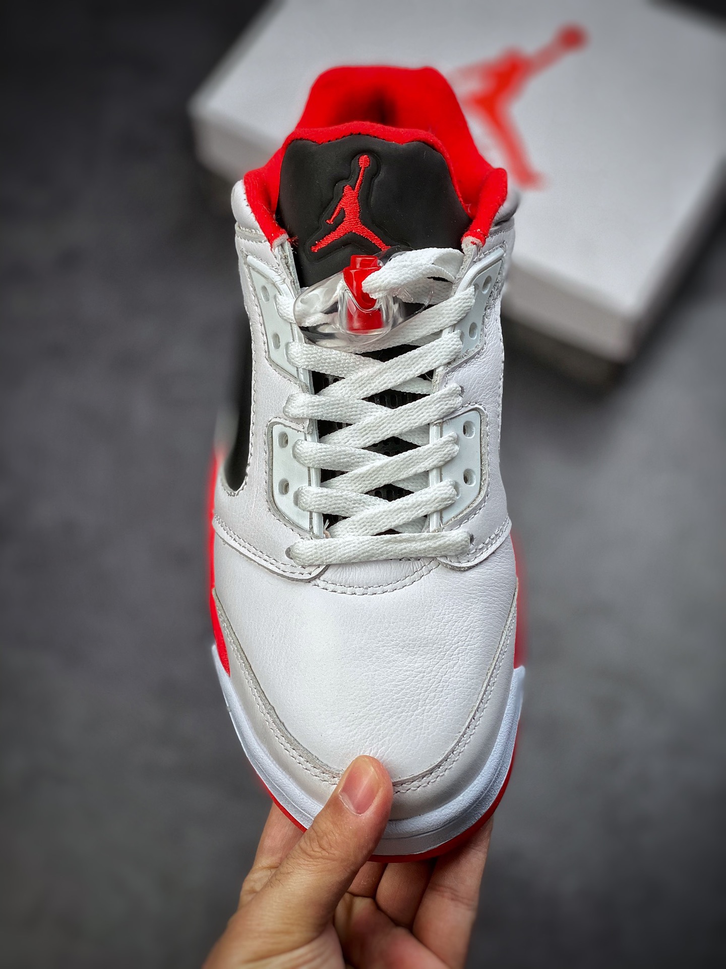 Air Jordan 5 Retro Low Flame White Red 314338-101