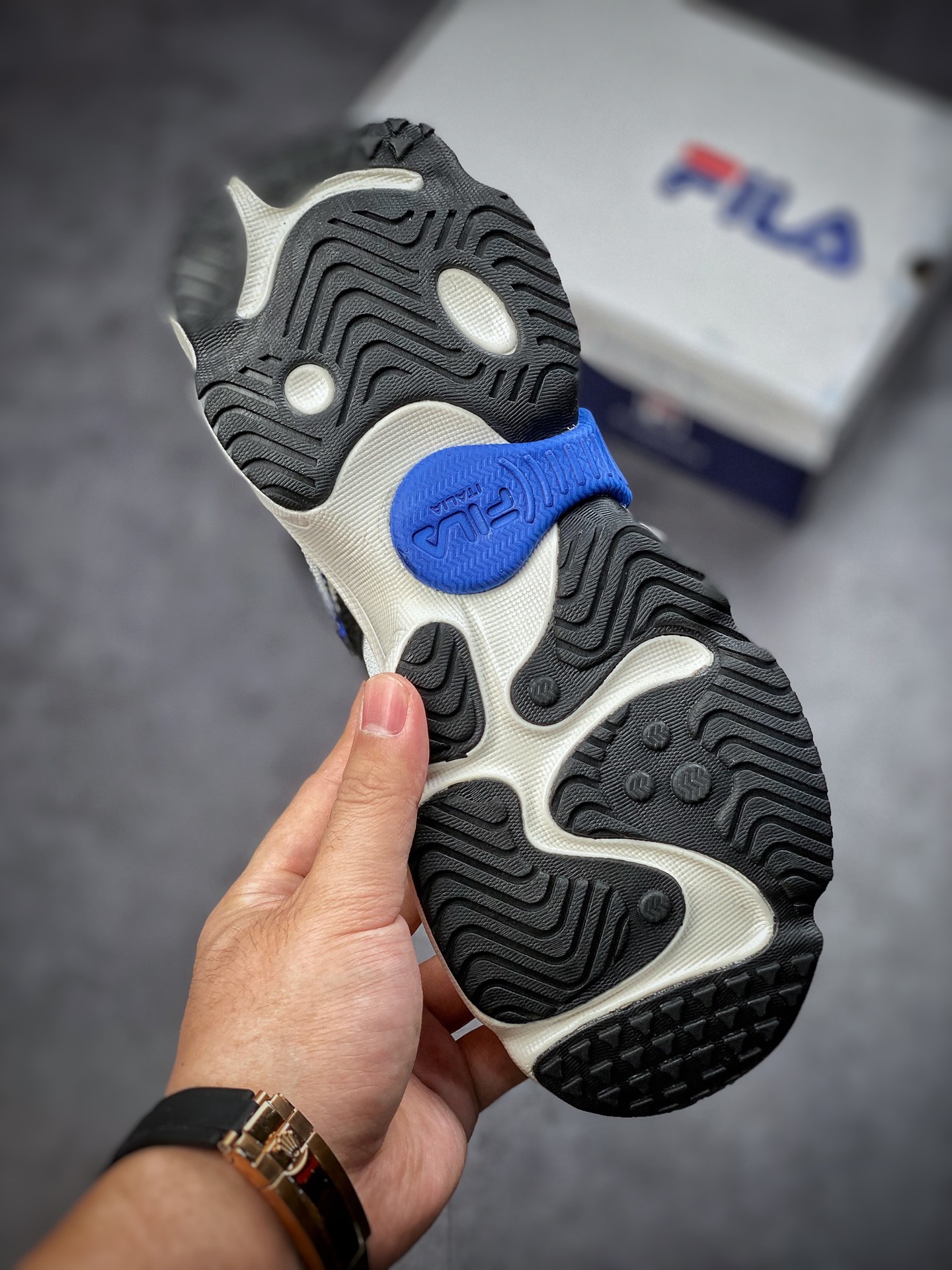 FILA FUSION tide brand daddy shoes female summer hard candy shoes thick bottom daddy shoes running shoes T12W227303FVP