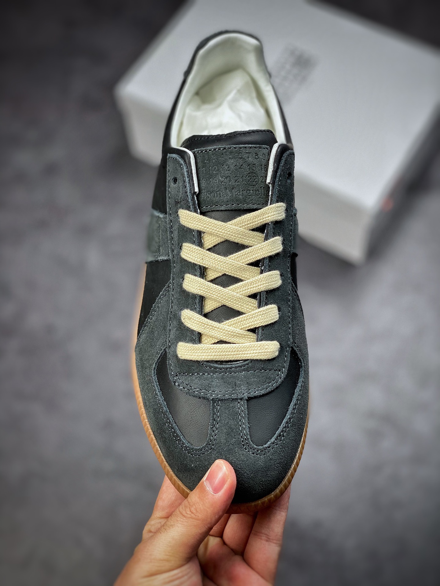 Maison Margiela Martin Margiela 22 Classic Replica Leather Low sneaker classic gentleman moral training flat all-match sneakers S57WS0236