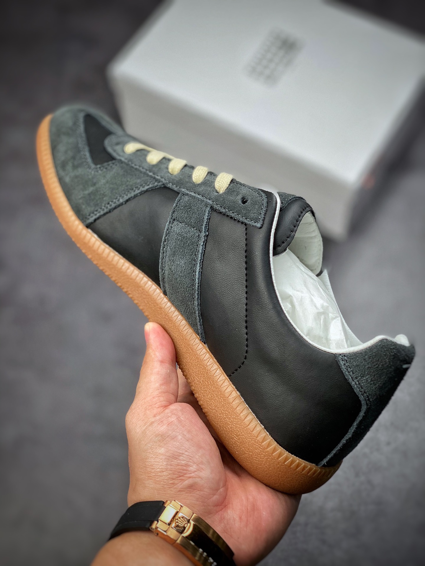 Maison Margiela Martin Margiela 22 Classic Replica Leather Low sneaker classic gentleman moral training flat all-match sneakers S57WS0236