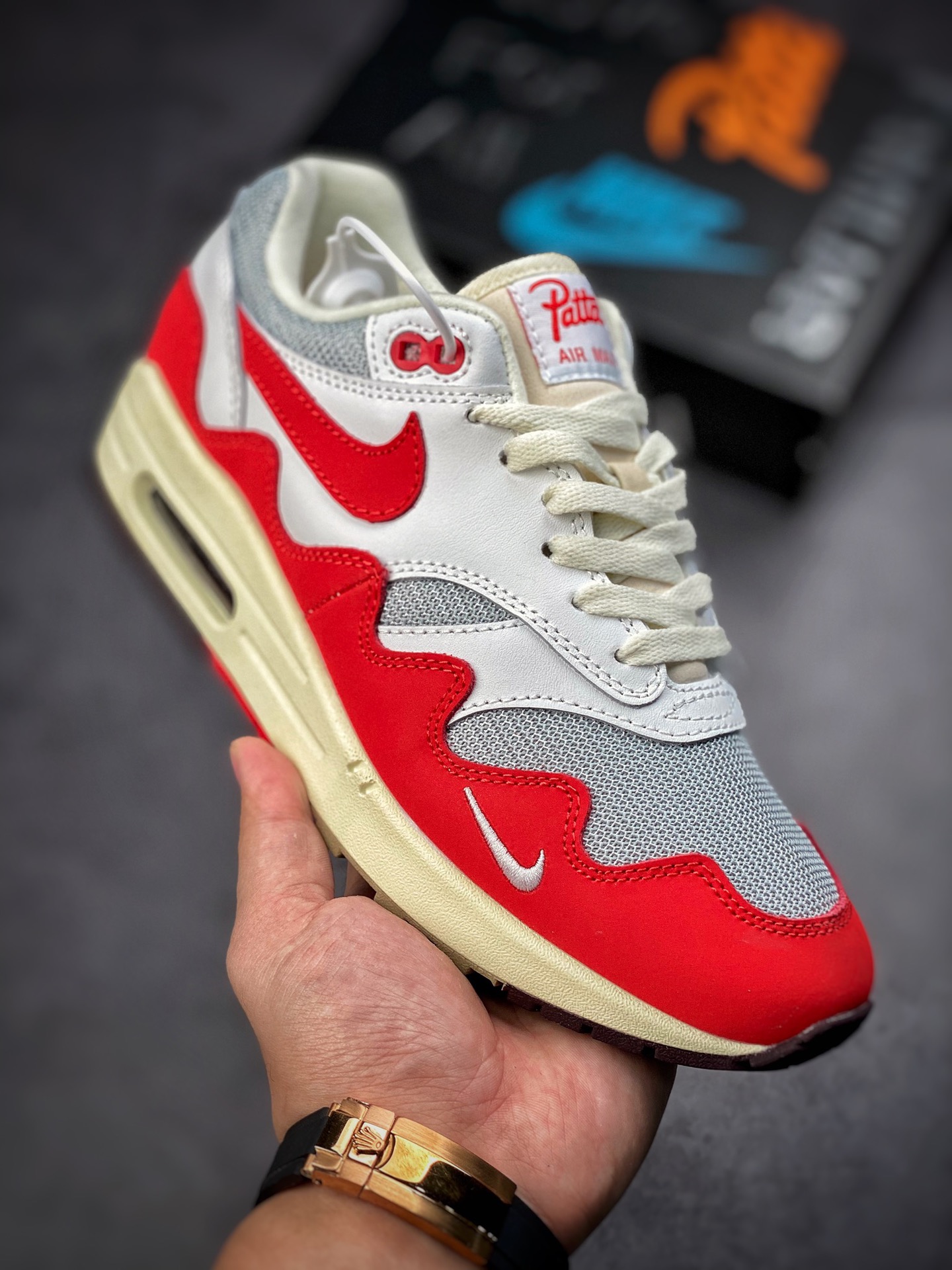 170 Nike Air Max 1 FEN City 白红 Pack”Amsterdam”初代复古气垫百搭休闲运动慢跑鞋 DH1348-103