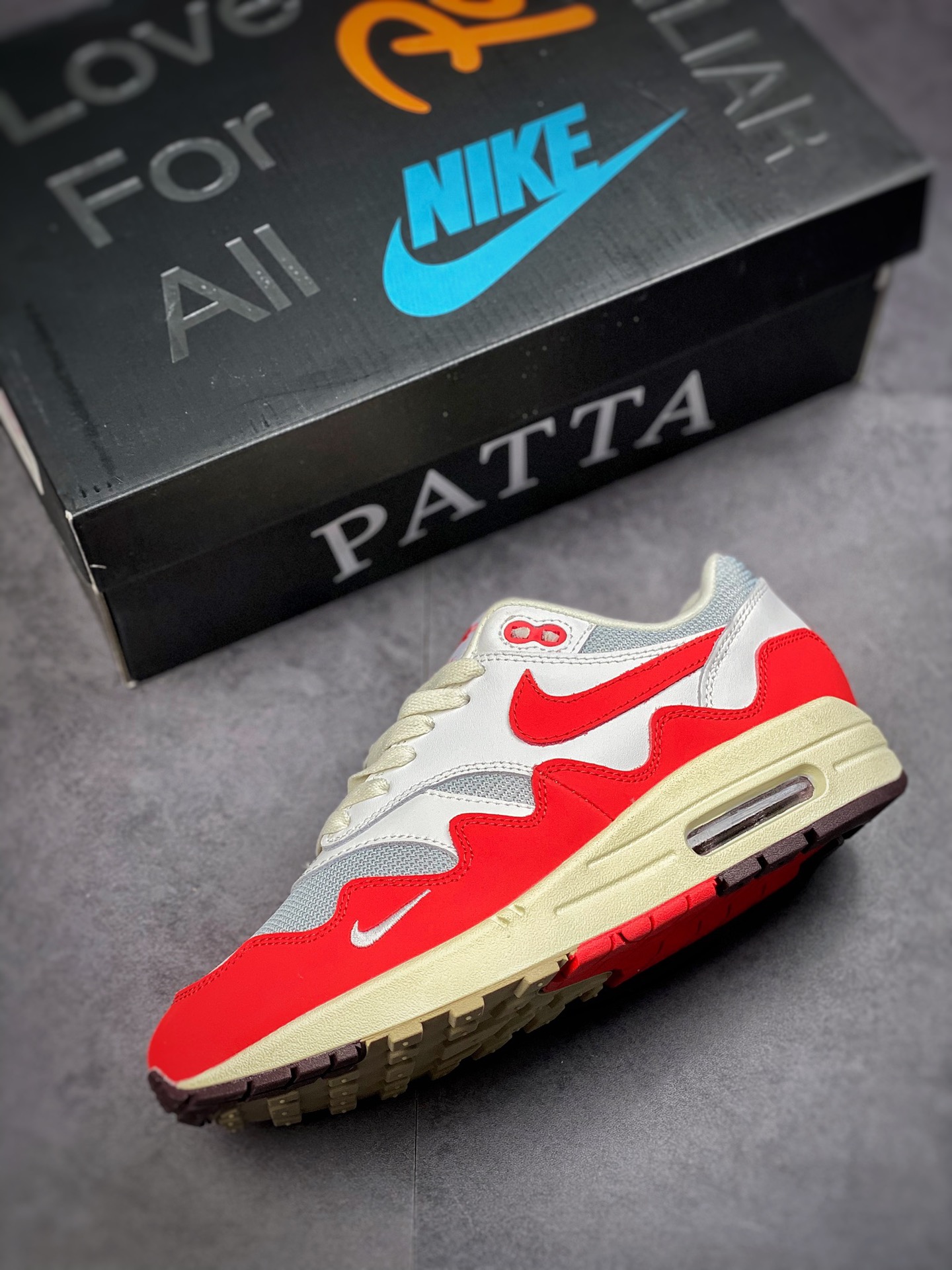 170 Nike Air Max 1 FEN City 白红 Pack”Amsterdam”初代复古气垫百搭休闲运动慢跑鞋 DH1348-103