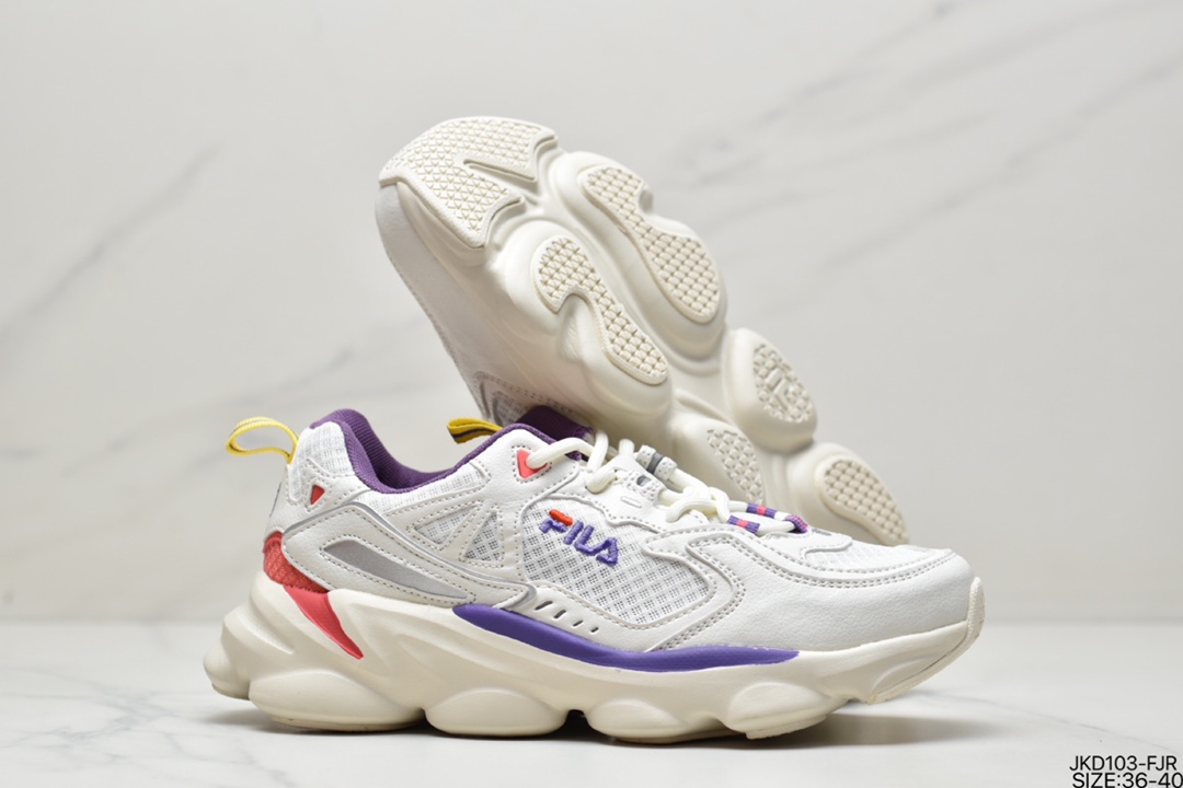 FILA daddy shoes taro purple F12W011113FSN 2020 autumn new