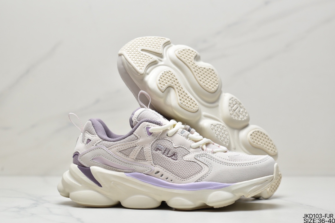 FILA daddy shoes taro purple F12W011113FSN 2020 autumn new