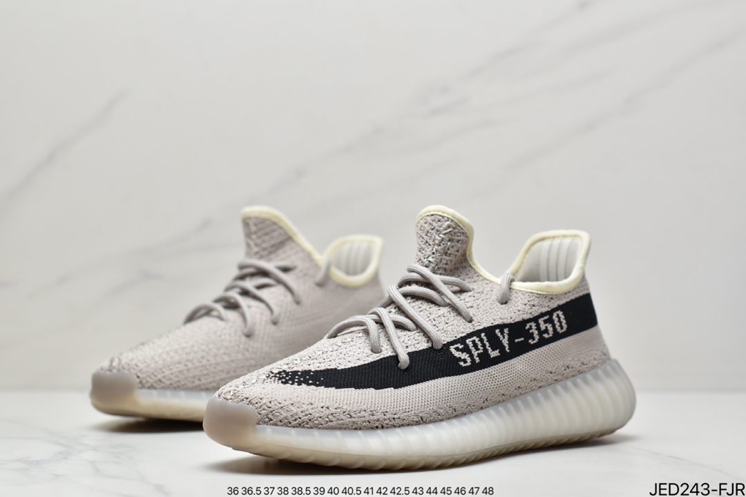 Adidas Yeezy Boost 350V2 Versatile Lightweight Popcorn Midsole Casual Sports Jogging Shoes HP7870