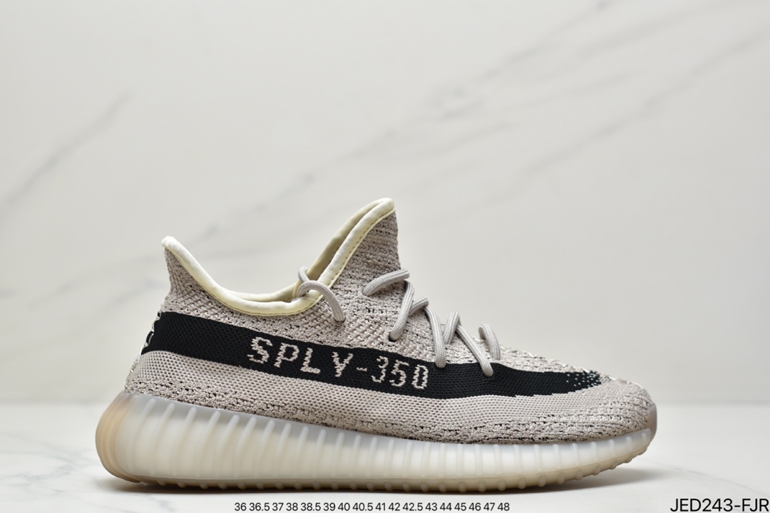 Adidas Yeezy Boost 350V2 Versatile Lightweight Popcorn Midsole Casual Sports Jogging Shoes HP7870