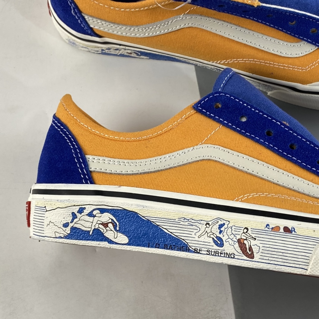 Vans Style 36 Decon SF Surf Print Half Moon Baotou Retro Vulcanized Board Shoes VN0A3MVLWYS