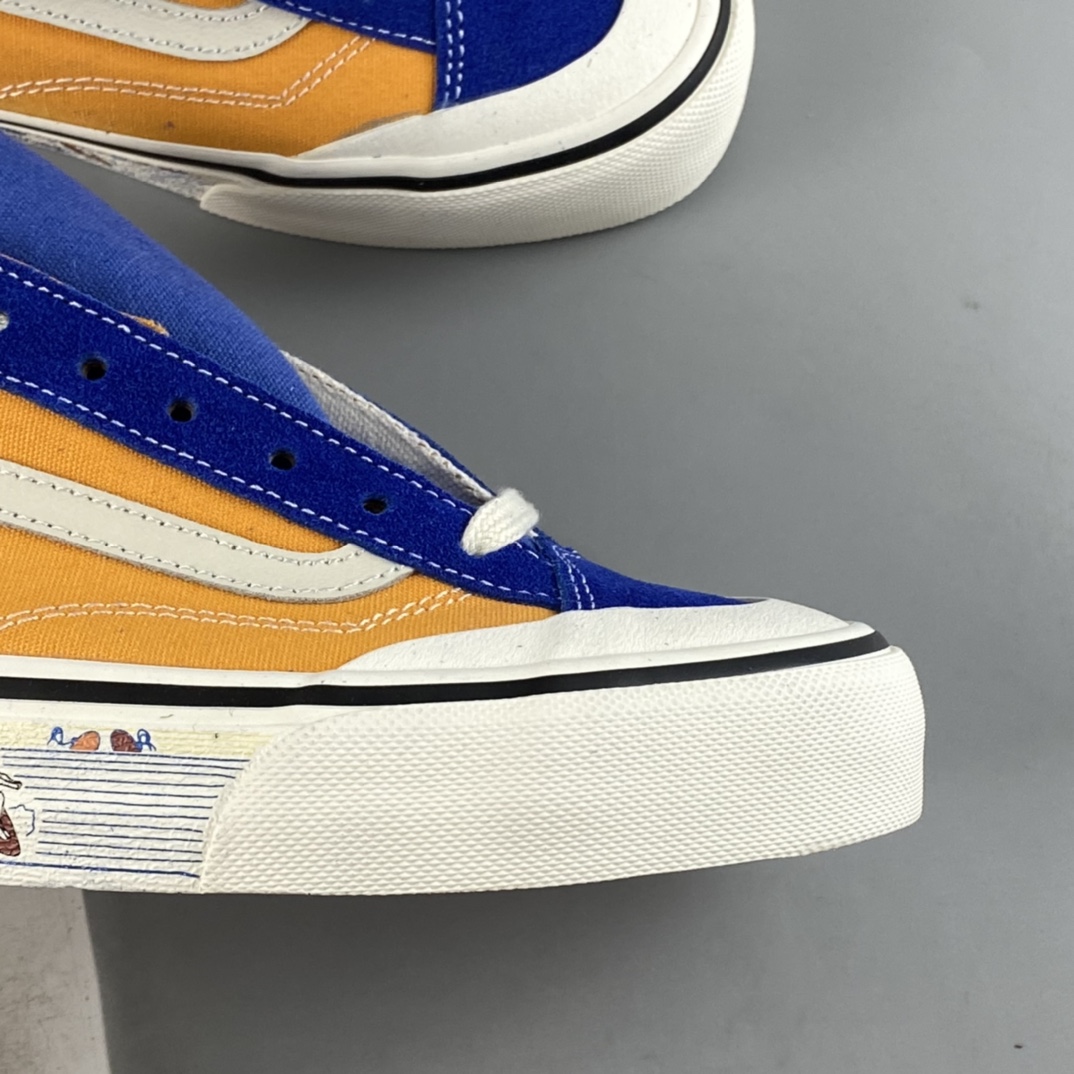 Vans Style 36 Decon SF Surf Print Half Moon Baotou Retro Vulcanized Board Shoes VN0A3MVLWYS