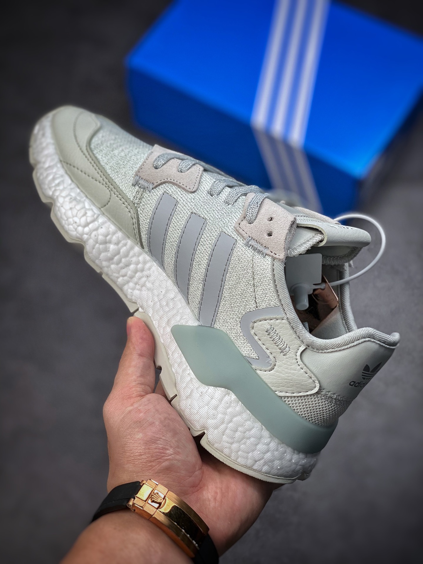 Adidas Nite Jogger 2019 Boost GET Clover Joint Nightcrawler FW6705 Retro Running Shoes