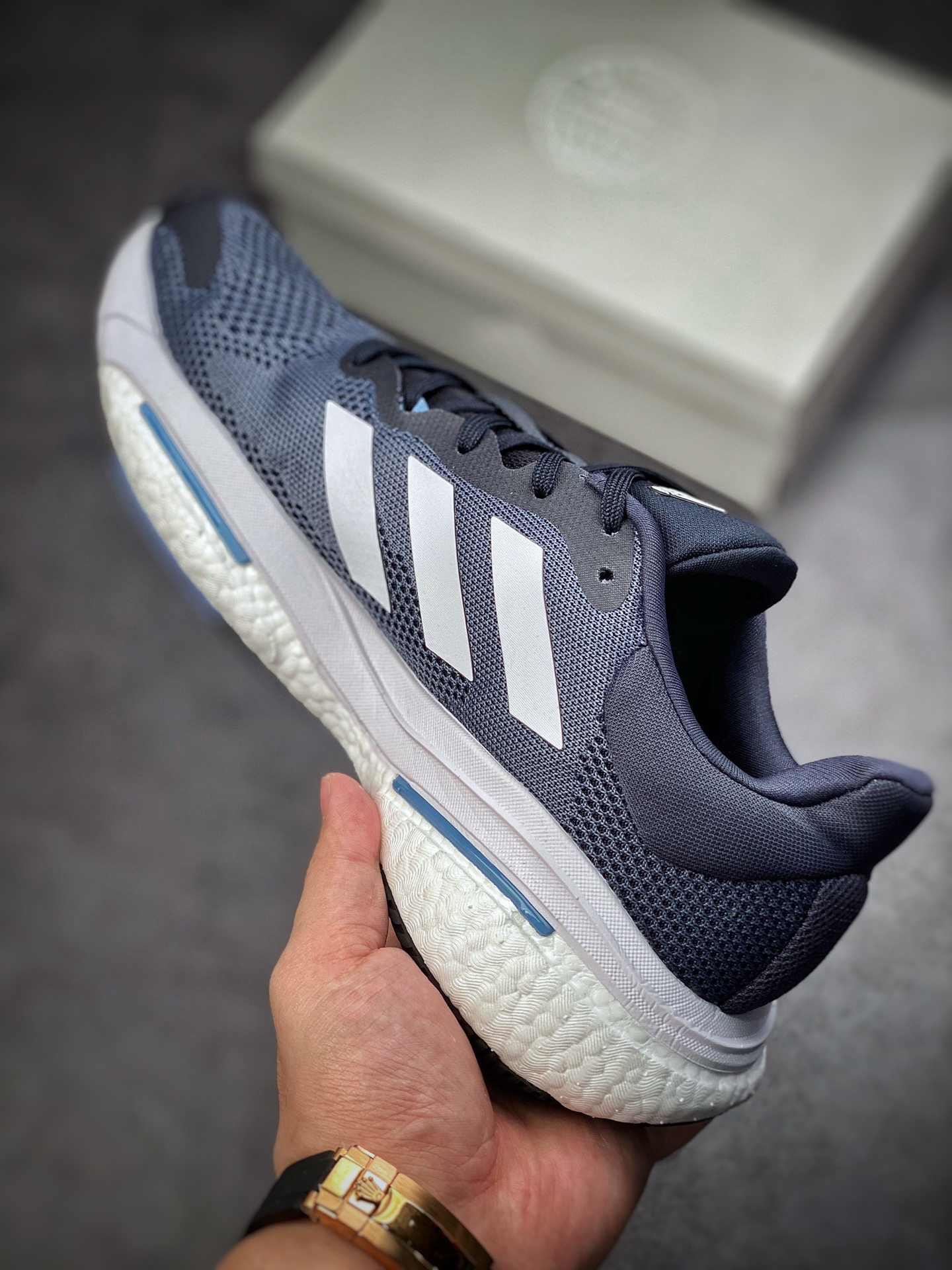 Adidas Solar Glide 5 Super Elastic Popcorn Midsole Casual Running Shoes BOOST Midsole GY8726