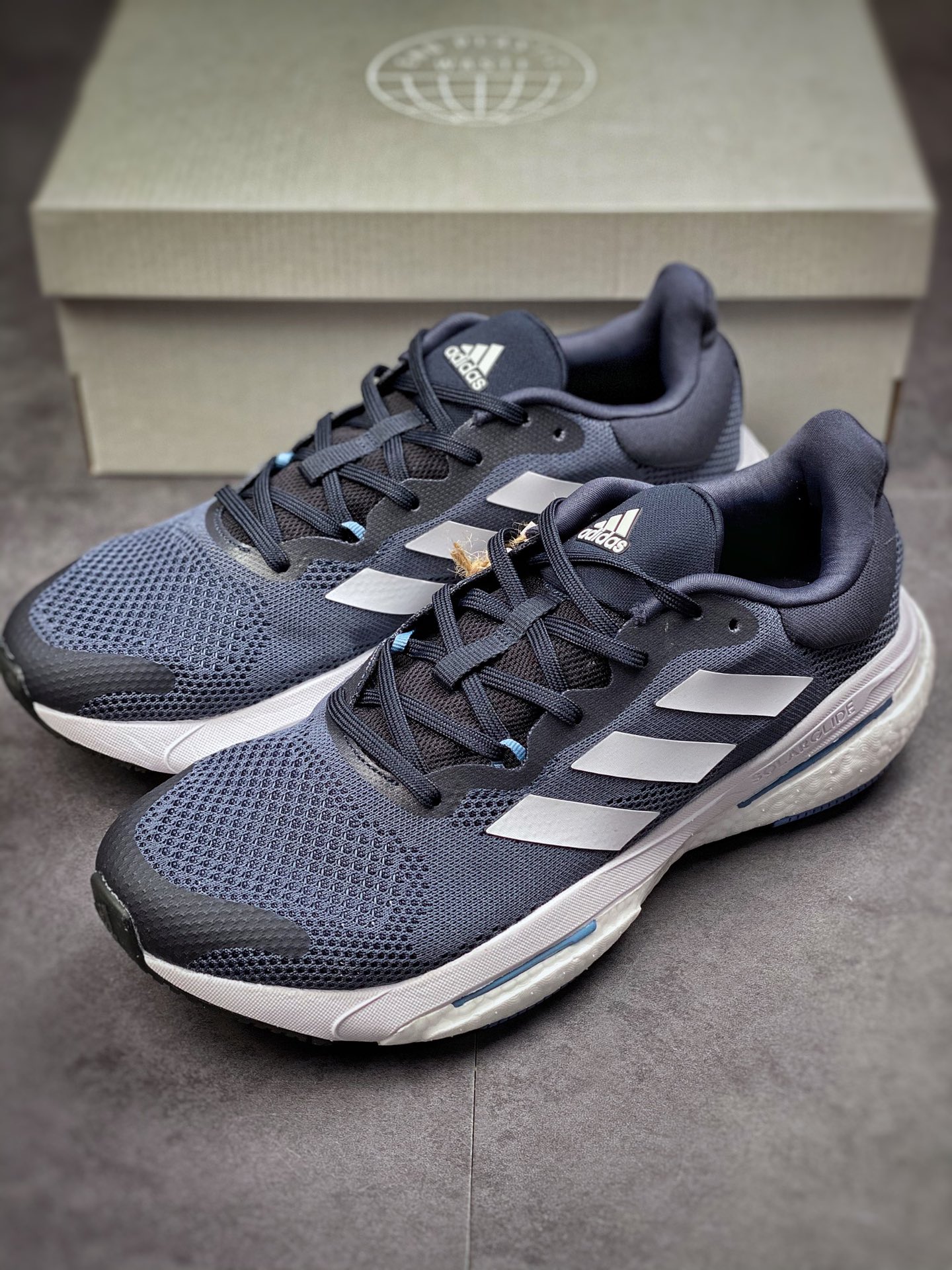 Adidas Solar Glide 5 Super Elastic Popcorn Midsole Casual Running Shoes BOOST Midsole GY8726