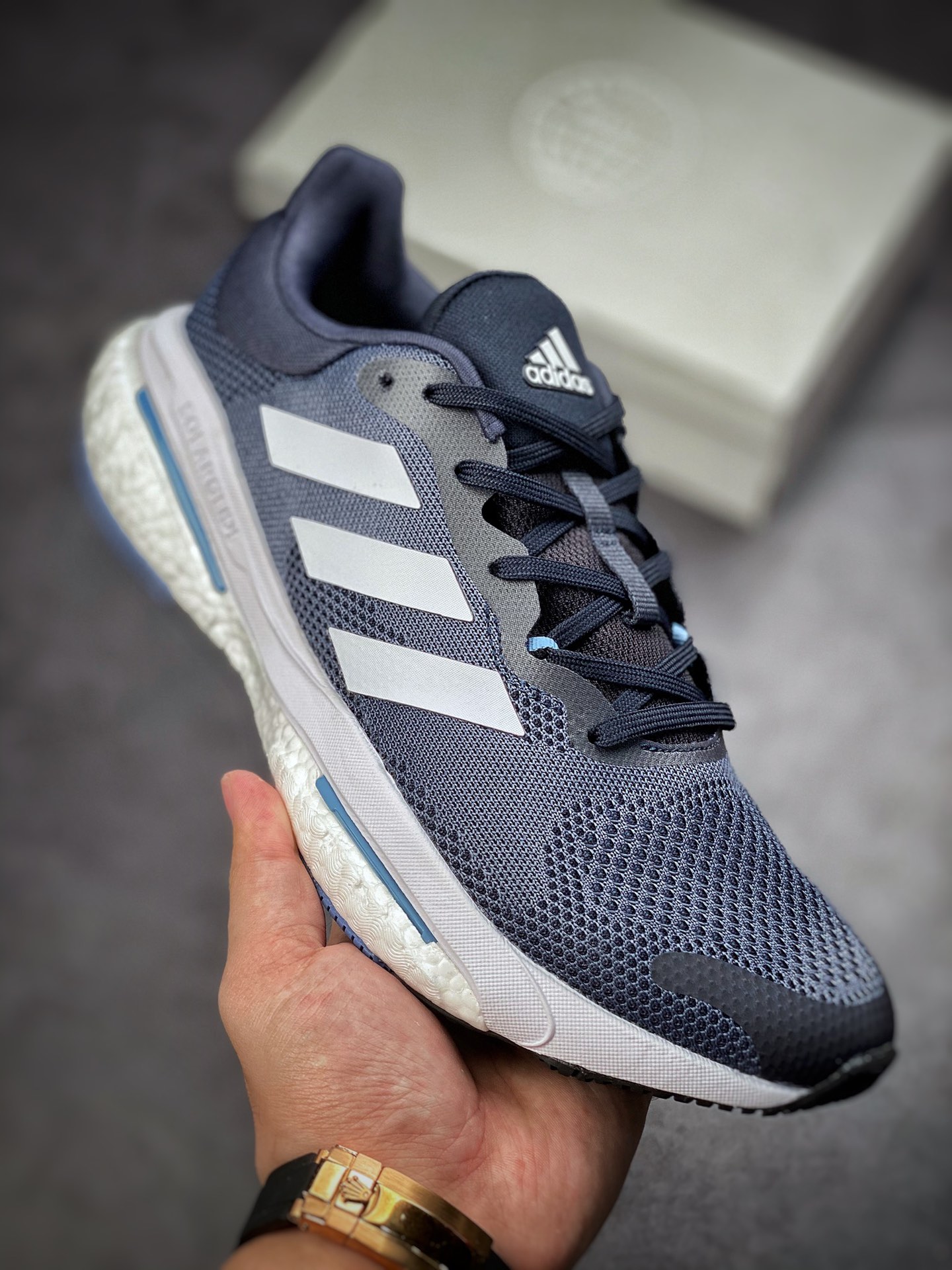 Adidas Solar Glide 5 Super Elastic Popcorn Midsole Casual Running Shoes BOOST Midsole GY8726