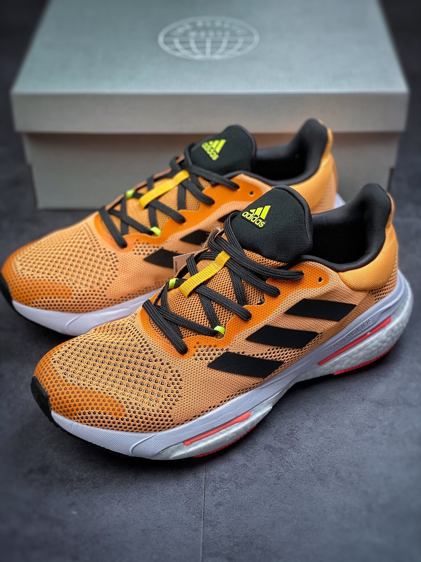 Adidas Solar Glide 5 Super Stretch Popcorn Midsole Casual Running Shoes GY5470