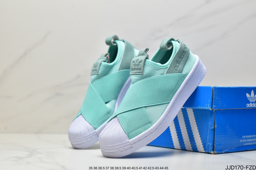 Superstar Slip-On Shoes Strap Shell Head Top Version AC8582