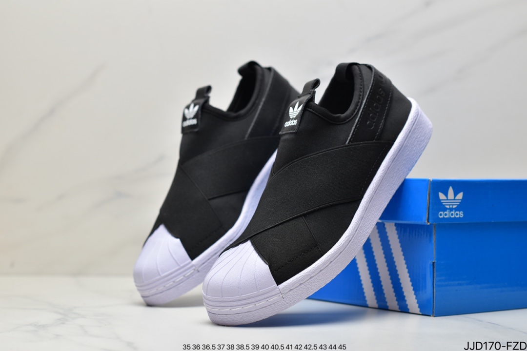 Superstar Slip-On Shoes Strap Shell Head Top Version AC8582