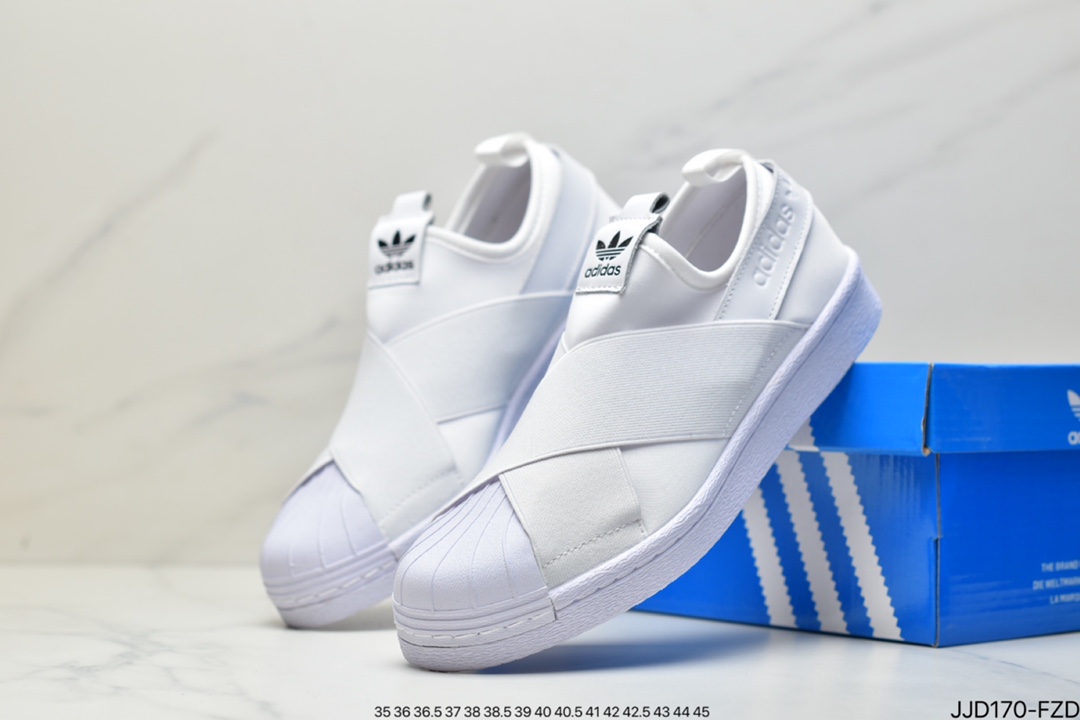 Superstar Slip-On Shoes Strap Shell Head Top Version AC8582