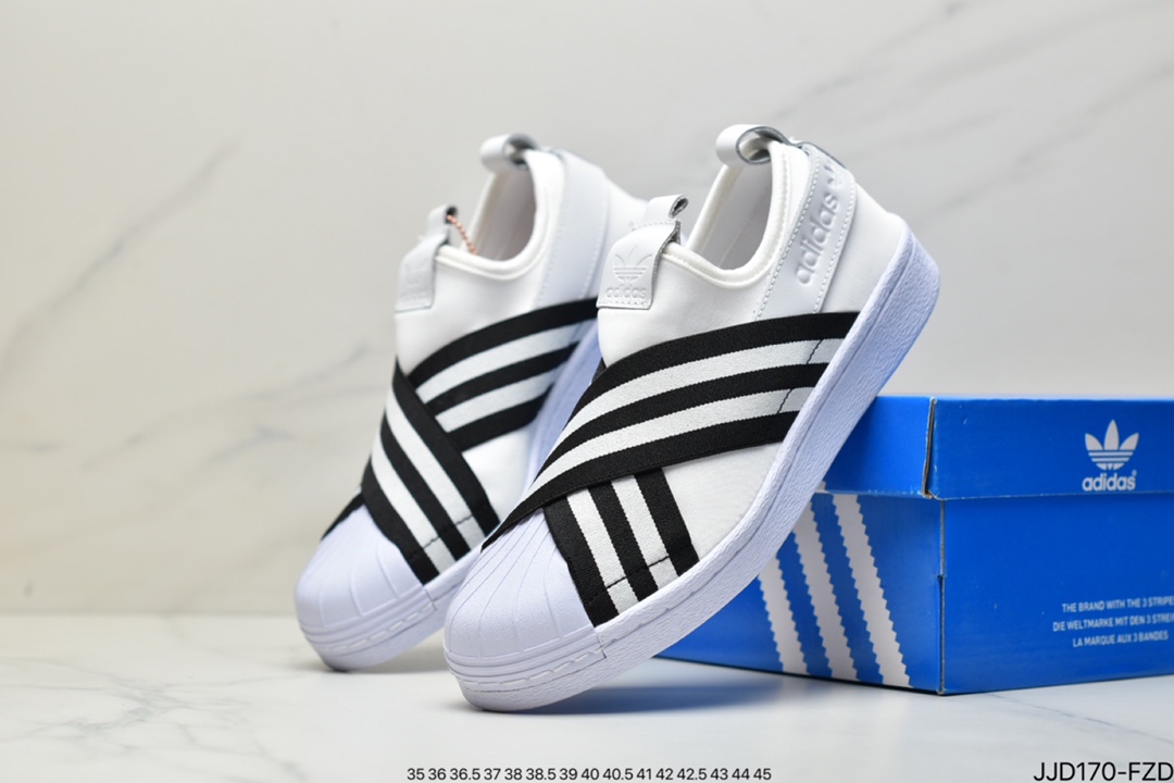 Superstar Slip-On Shoes Strap Shell Head Top Version AC8582