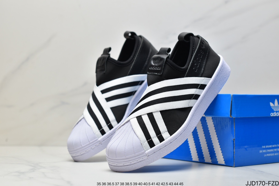 Superstar Slip-On Shoes Strap Shell Head Top Version AC8582