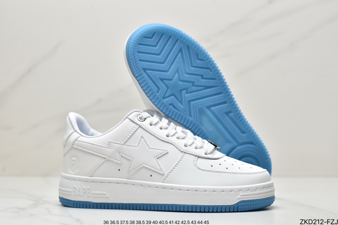 Bape Sta Low's Popular Ape Head Classic Returns to White Leather