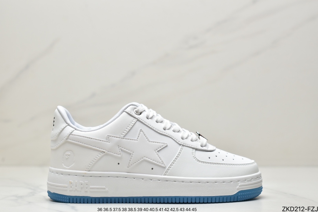 Bape Sta Low's Popular Ape Head Classic Returns to White Leather