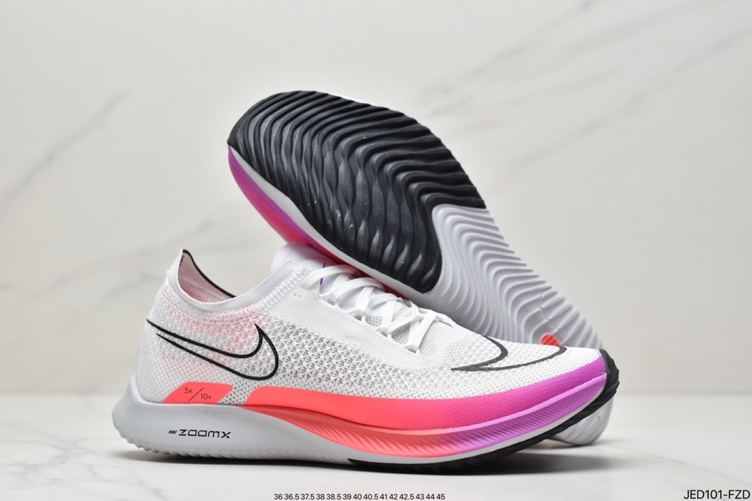 Nike ZoomX Streakfly Proto Running 5K/10K Sprint Marathon Lace Up Series Lightweight Casual Sports Jogging Shoes DJ6566-100
